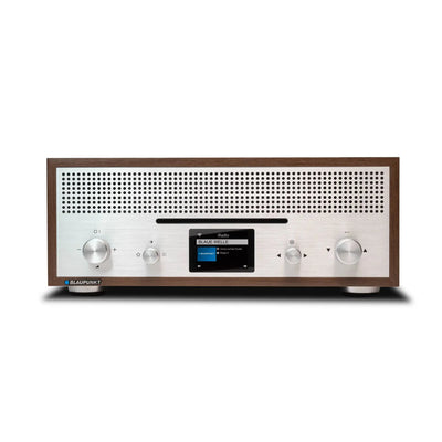 Blaupunkt MILANO Internetradio mit CD, Retro-Holzgehäuse Walnuss, Bluetooth, DAB+, WLAN und 2,4-Zoll Farbdisplay