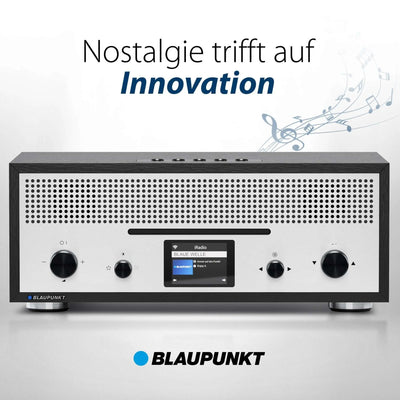 Nostalgie Internetradio mit CD | MILANO Schwarz - Blaupunkt Audio Deutschland Radio Schwarz