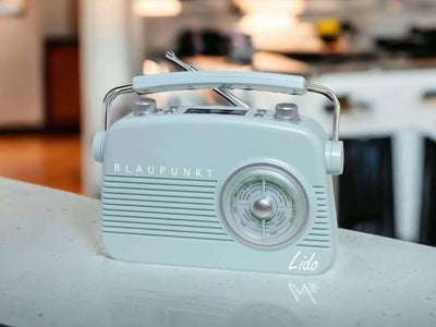 BLAUPUNKT LIDO Nostalgieradio mit DAB+ im Retro-Design der 50er Jahre mit Bluetooth 5.0 und analoger Frequenzanzeige