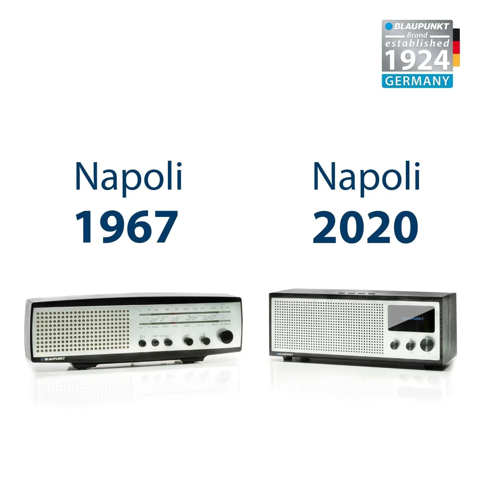 Blaupunkt Internetradio mit DAB+ Napoli Retro-Design von 1967 und moderne Neuauflage 2020