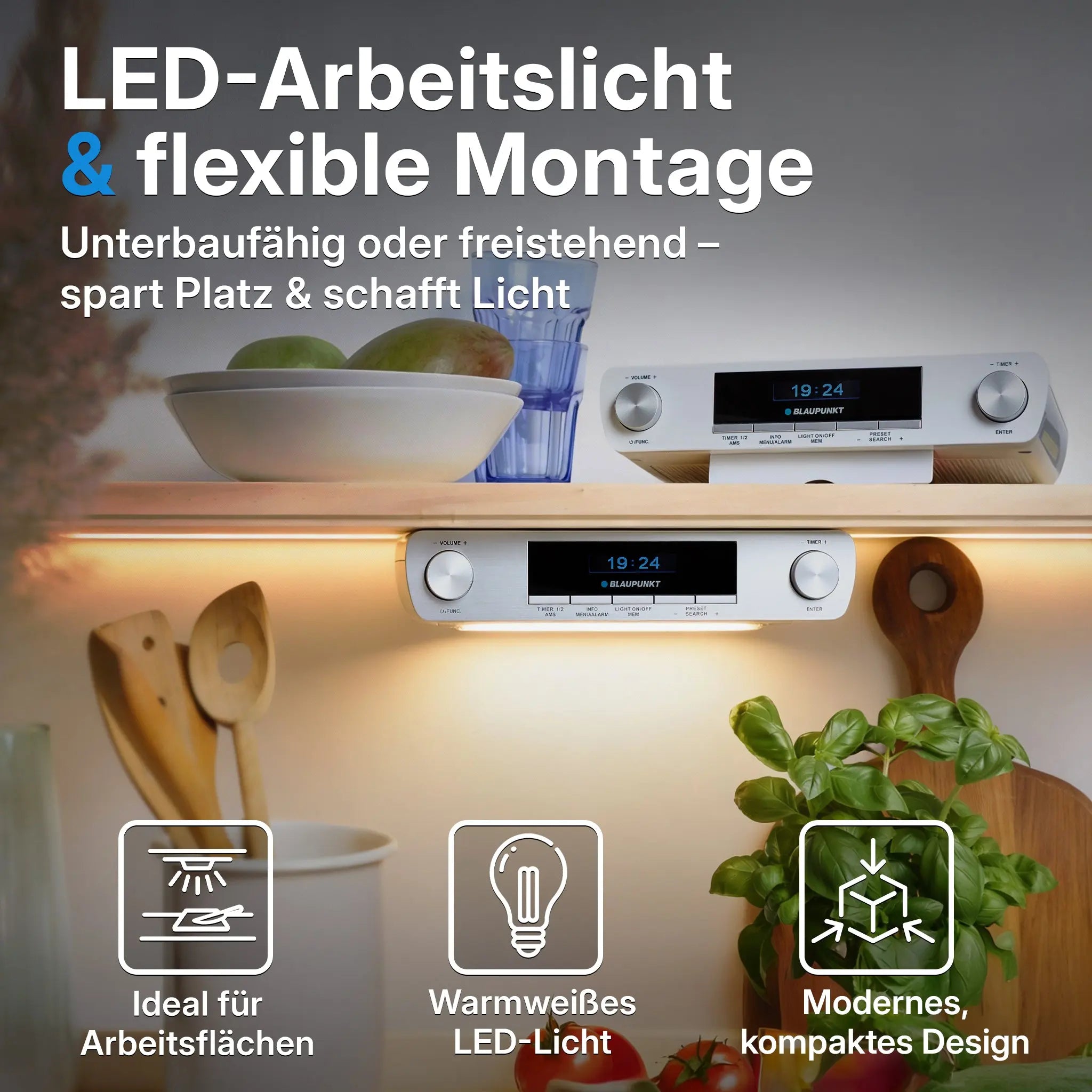 DAB+ Küchenradio mit Bluetooth | KRD 30 Blaupunkt   