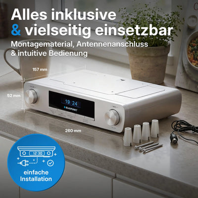 DAB+ Küchenradio mit Bluetooth | KRD 30 Blaupunkt   