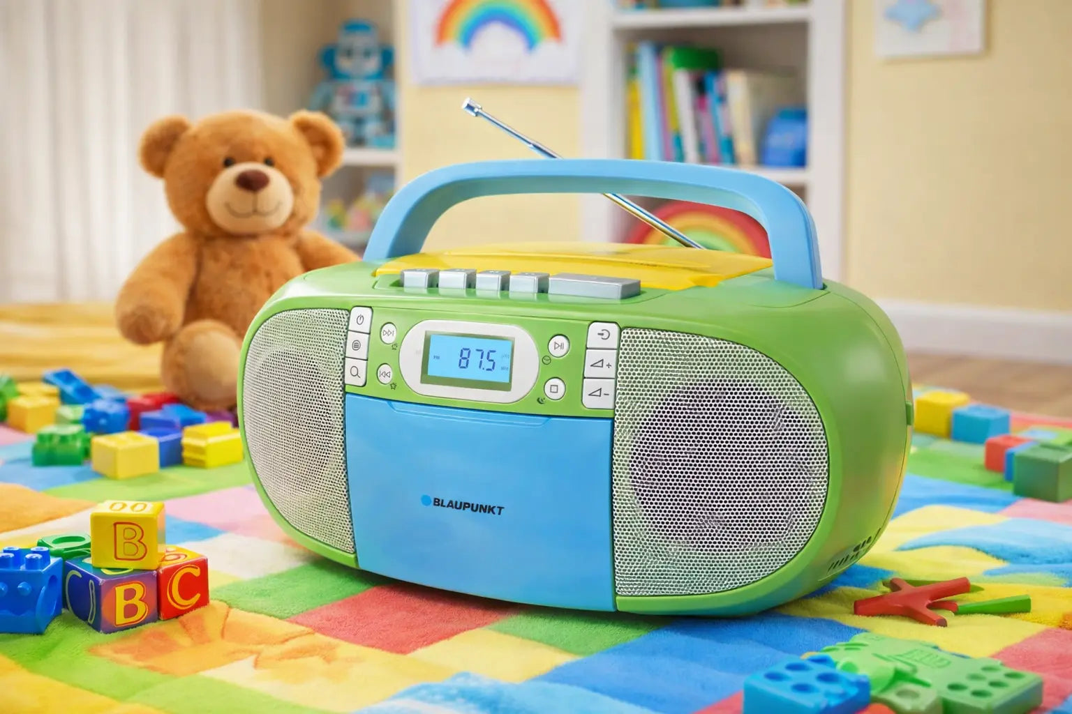 BOOMBOX MIT CD PLAYER FÜR KINDER | B 130 Multi Color Blaupunkt   