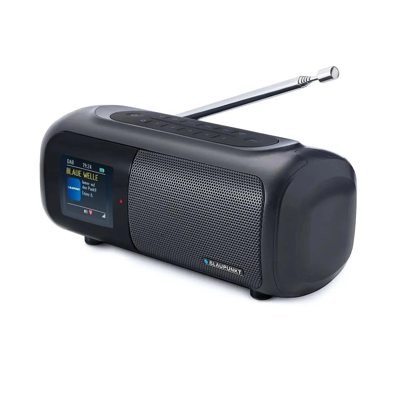 Blaupunkt BTR 100 DAB Radio Bluetooth with color display and antenna in black