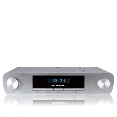 Silbernes DAB+ Küchenradio Blaupunkt KRD 30 mit Bluetooth, LCD-Display und LED-Arbeitsflächenbeleuchtung