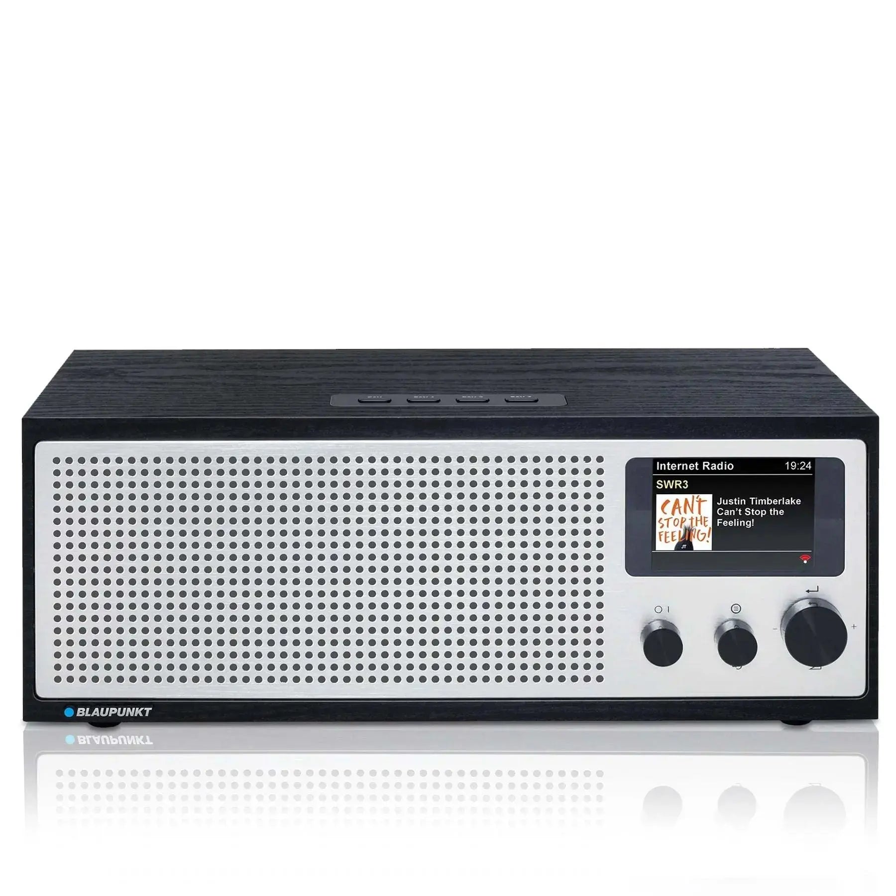 Blaupunkt Napoli Internetradio mit DAB+ im Vintage-Design mit Holzgehäuse und Farbdisplay