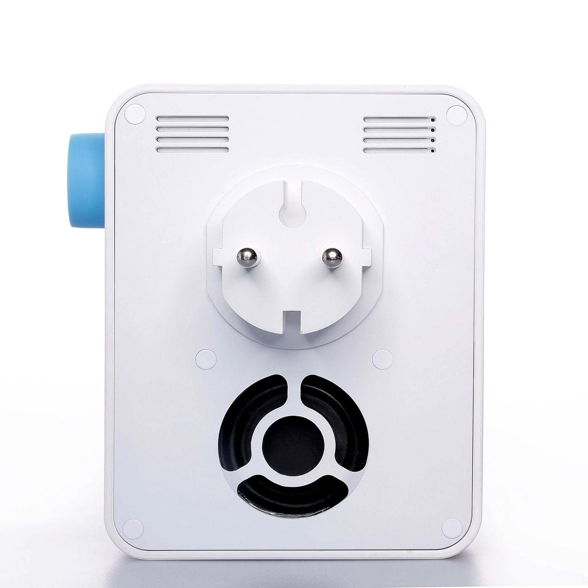 weißes kompakte Steckdosen Internetradio mit Bluetooth und integriertem Netzstecker