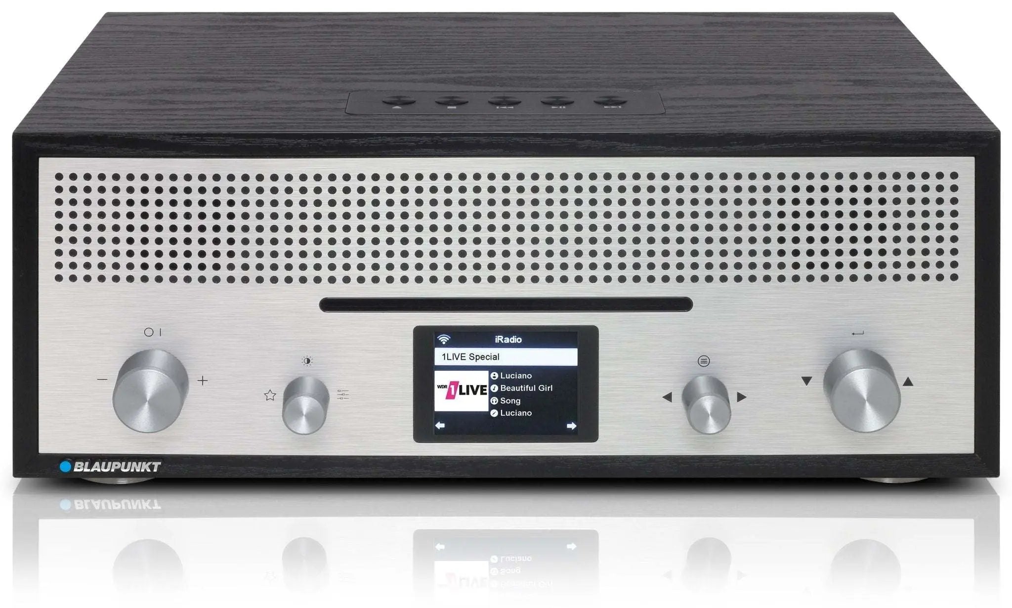 Nostalgie Internetradio mit CD | MILANO Schwarz - Blaupunkt Audio Deutschland Radio Schwarz