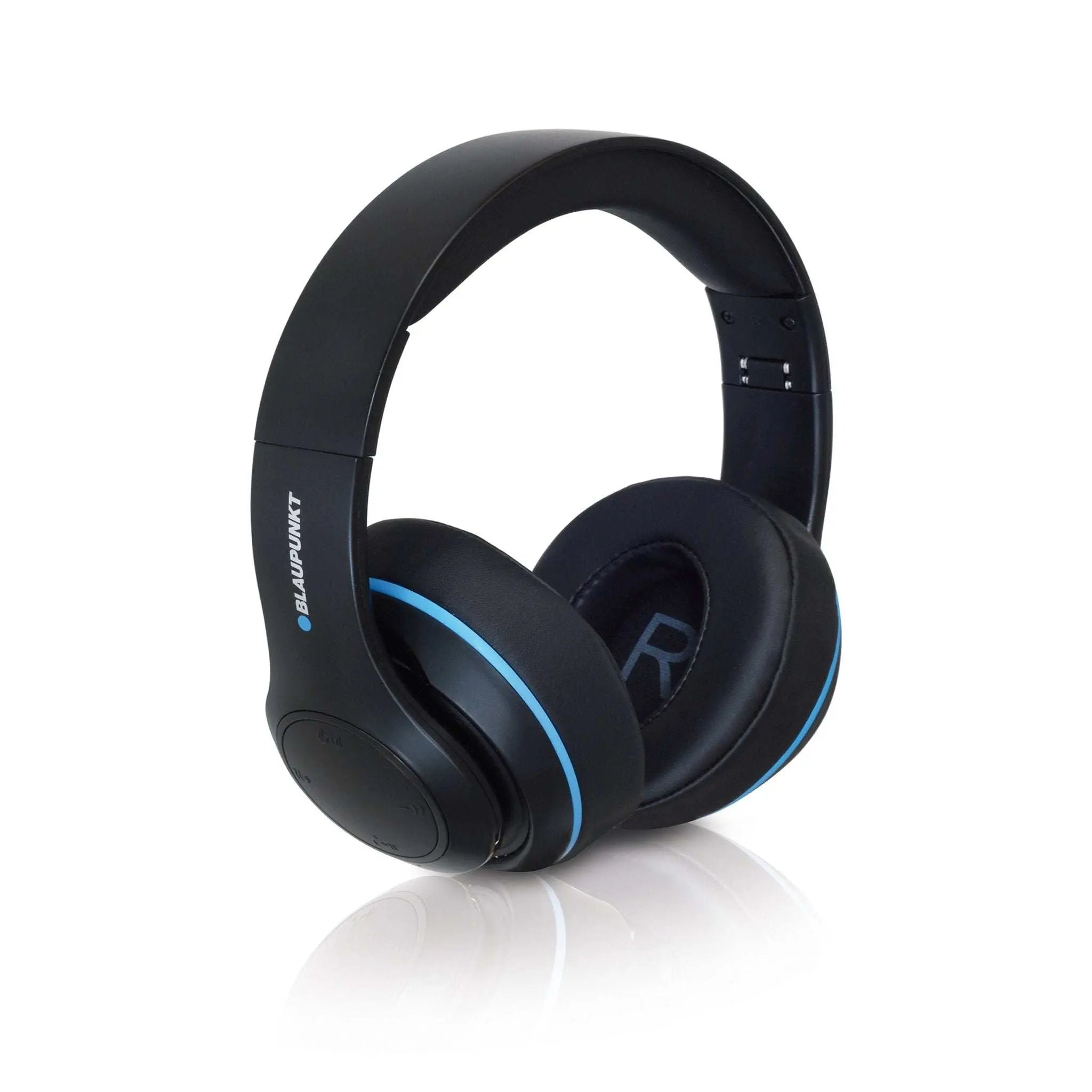 schwarze Bluetooth Kopfhörer HPB 30 mit Bluetooth 5.3, Over-Ear-Polsterung und einklappbaren Ohrmuscheln