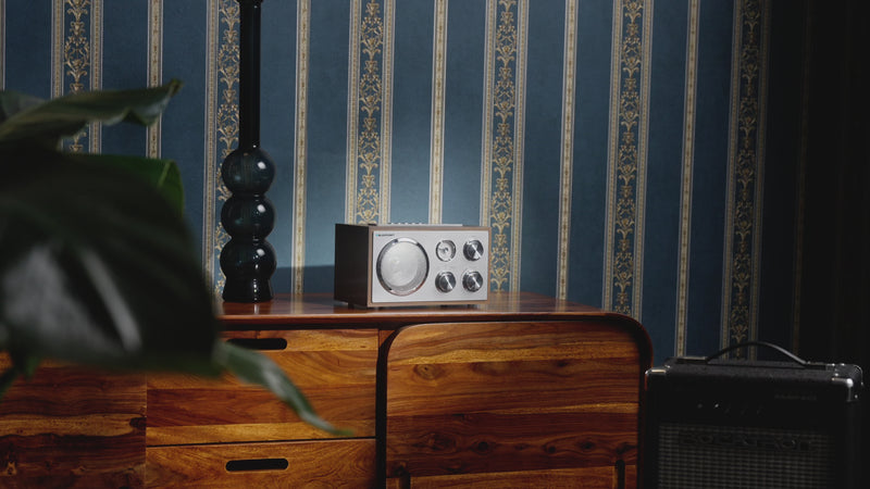 Detailaufnahme - FM/ UKW Radio mit USB & SD RXN 19 Walnuss