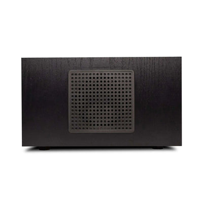 Nostalgieradio mit DAB+ und Bluetooth in Schwarz mit Holzkorpus und Aluminiumfront