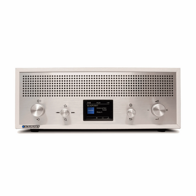 Weißes Nostalgieradio mit DAB+, Bluetooth und USB von Blaupunkt im Retrodesign